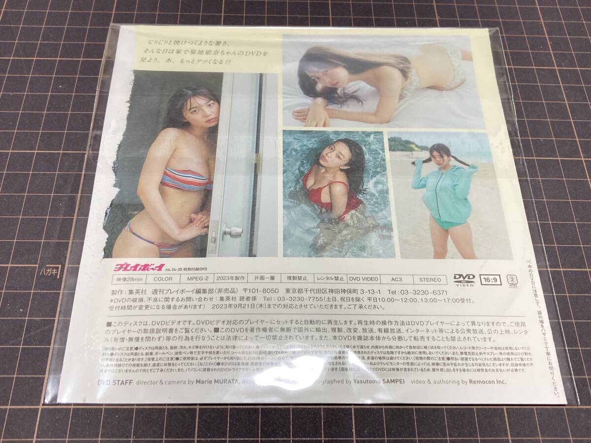■菊地姫奈 週刊プレイボーイ 2023年 no.34-35 特別付録DVD 非売品の画像2