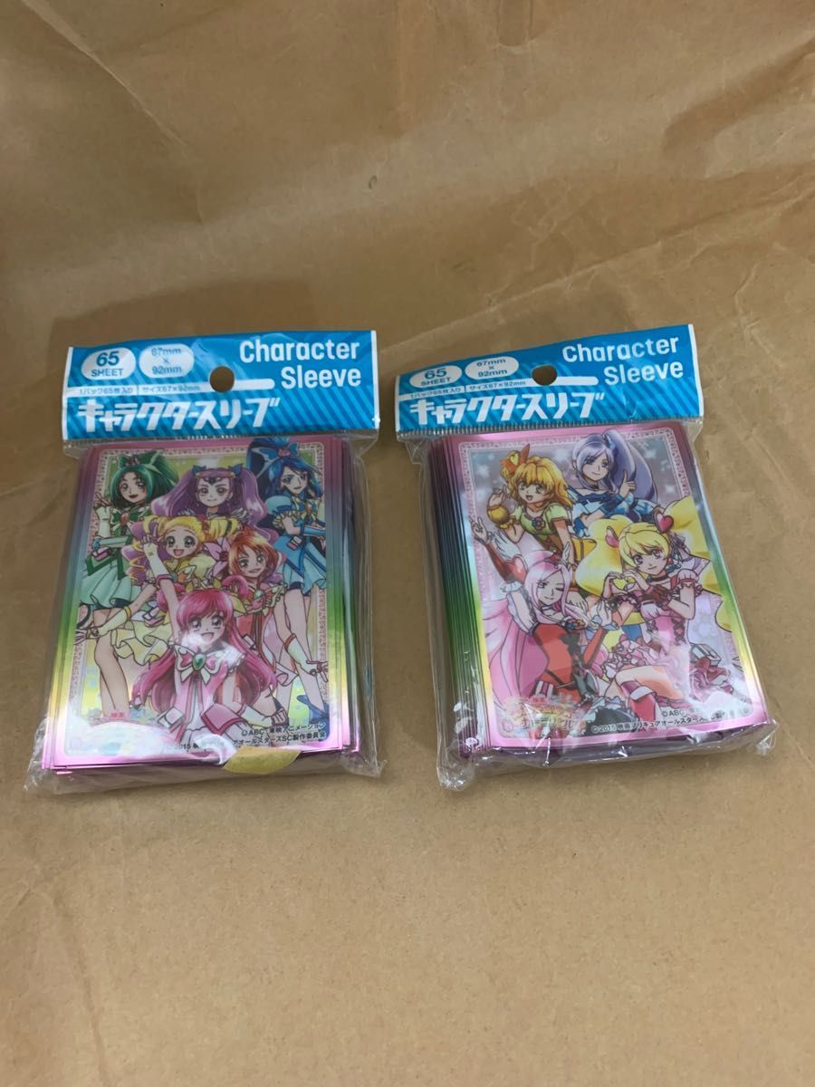 未開封スリーブ　 プリキュアオールスターズ　YESプリキュア5GOGO・フレッシュプリキュア　セット売り未開封スリーブ