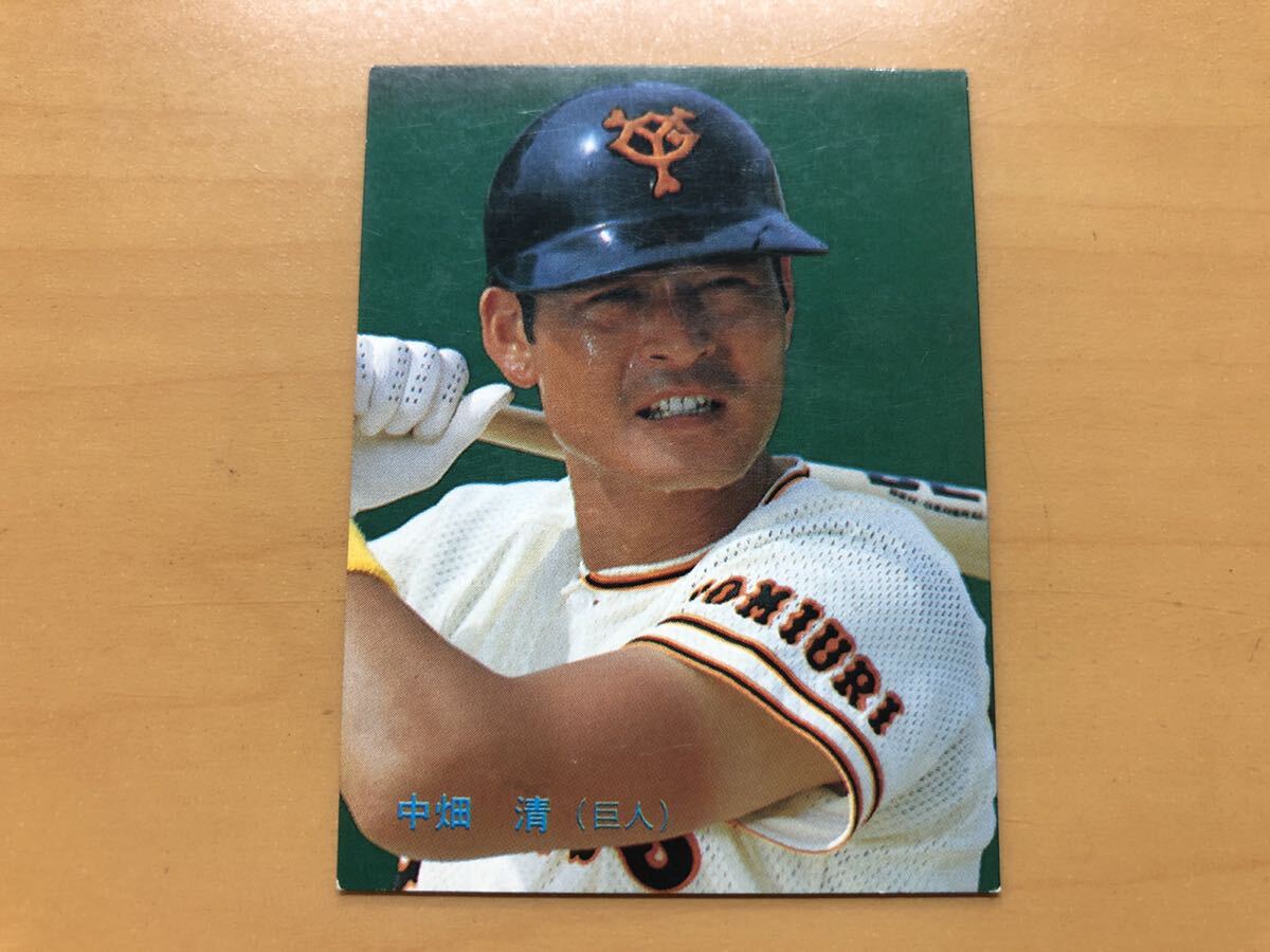 カルビープロ野球カード 1987年 中畑清(巨人) No.172_画像1