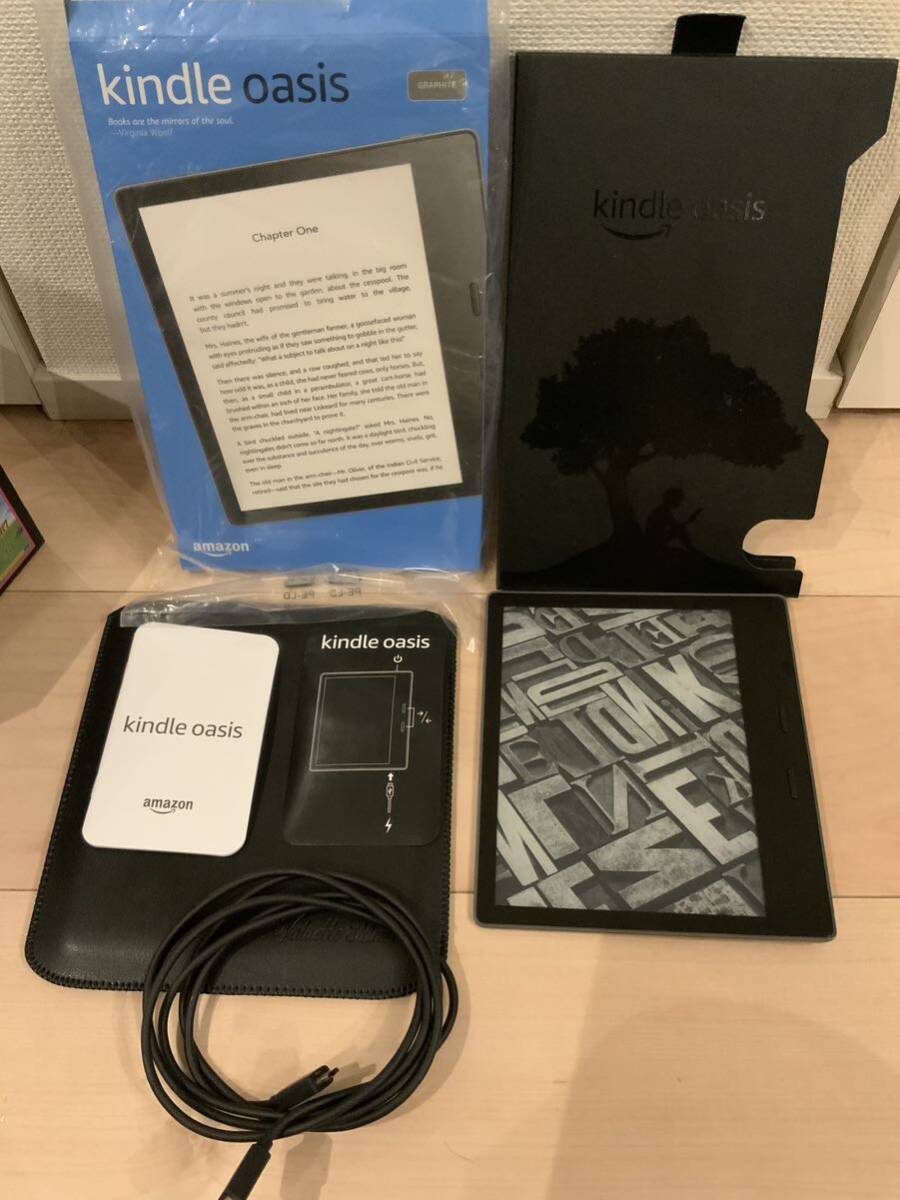 電子書籍リーダー Kindle Oasis 第10世代 色調調節ライト搭載 wifi+4G 32GB(広告なしモデル)の画像1