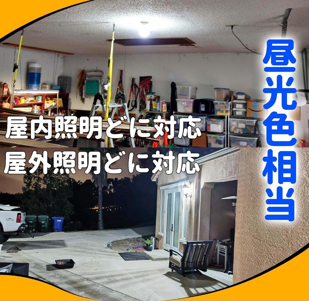 2個入 LED電球 E26口金20W 3000lmLEDコーンライトガレージライト6000K昼光色相当 200W-250W白熱電球/蛍光灯/水銀灯相当 (昼光色 200W)A22