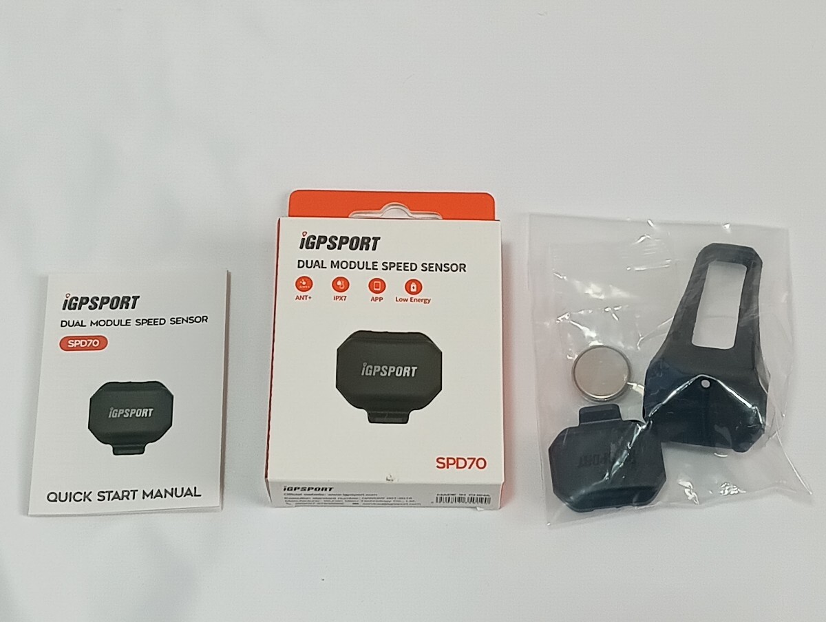 iGPSPORT 自転車ケイデンス SPD70 ワイヤレス IPX7防水 300時間持続デュアルモードANT+ Bluetooth4.0 A9の画像7