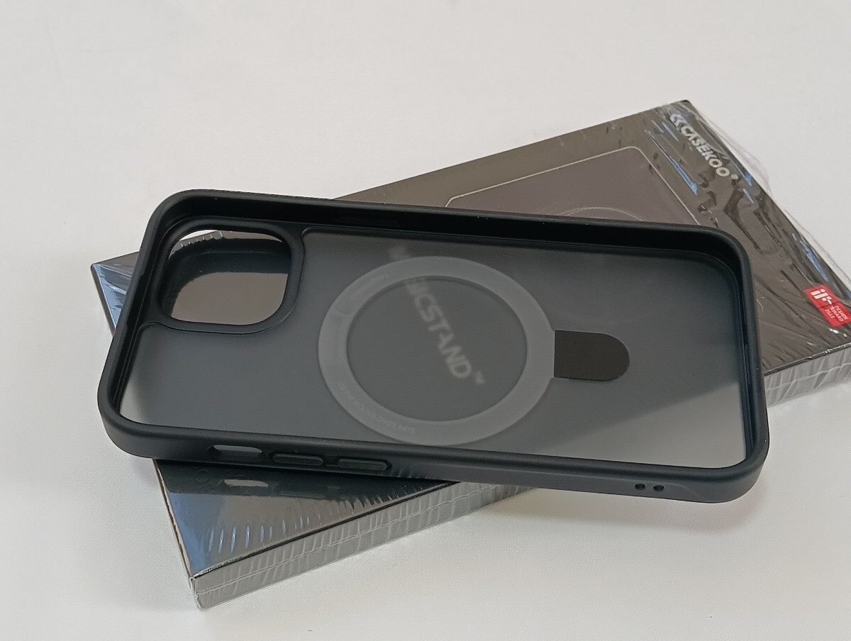 【スタンド機能・Magsafe対応】CASEKOO iPhone14 / 13 用ケース米軍MIL規格耐衝撃 薄形半透明マット仕上指紋防止 ワイヤレス充電対応 A32の画像10