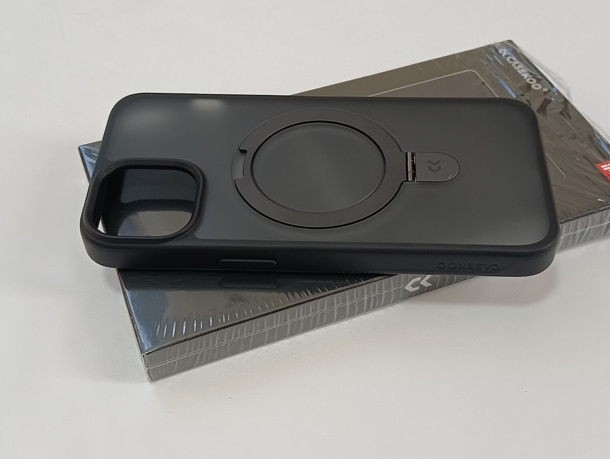 【スタンド機能・Magsafe対応】CASEKOO iPhone14 / 13 用ケース米軍MIL規格耐衝撃 薄形半透明マット仕上指紋防止 ワイヤレス充電対応 A32の画像9