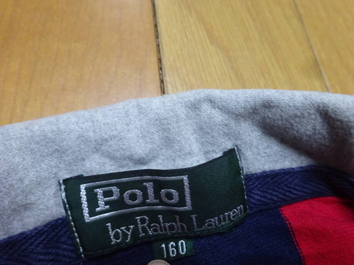 #Z-439 #Polo by Ralph Lauren рубашка-поло с длинным рукавом Kids размер 160