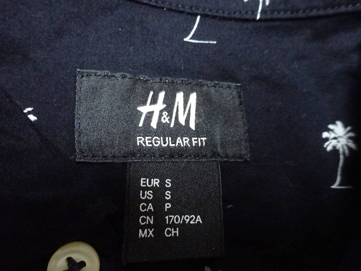 ■あ-100 ■H&M 半袖シャツ 半袖コットンシャツ  サイズSの画像2
