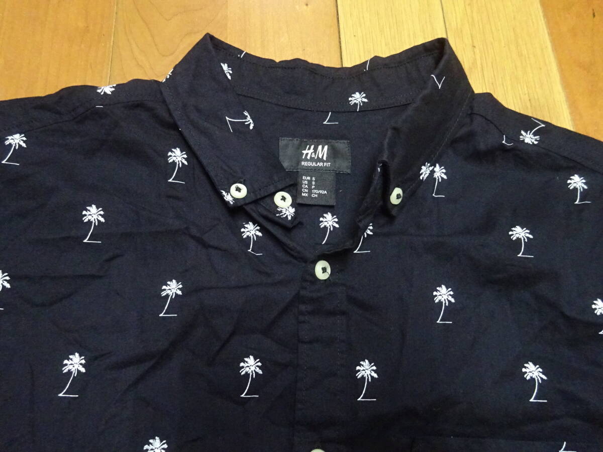 ■あ-100 ■H&M 半袖シャツ 半袖コットンシャツ  サイズSの画像3
