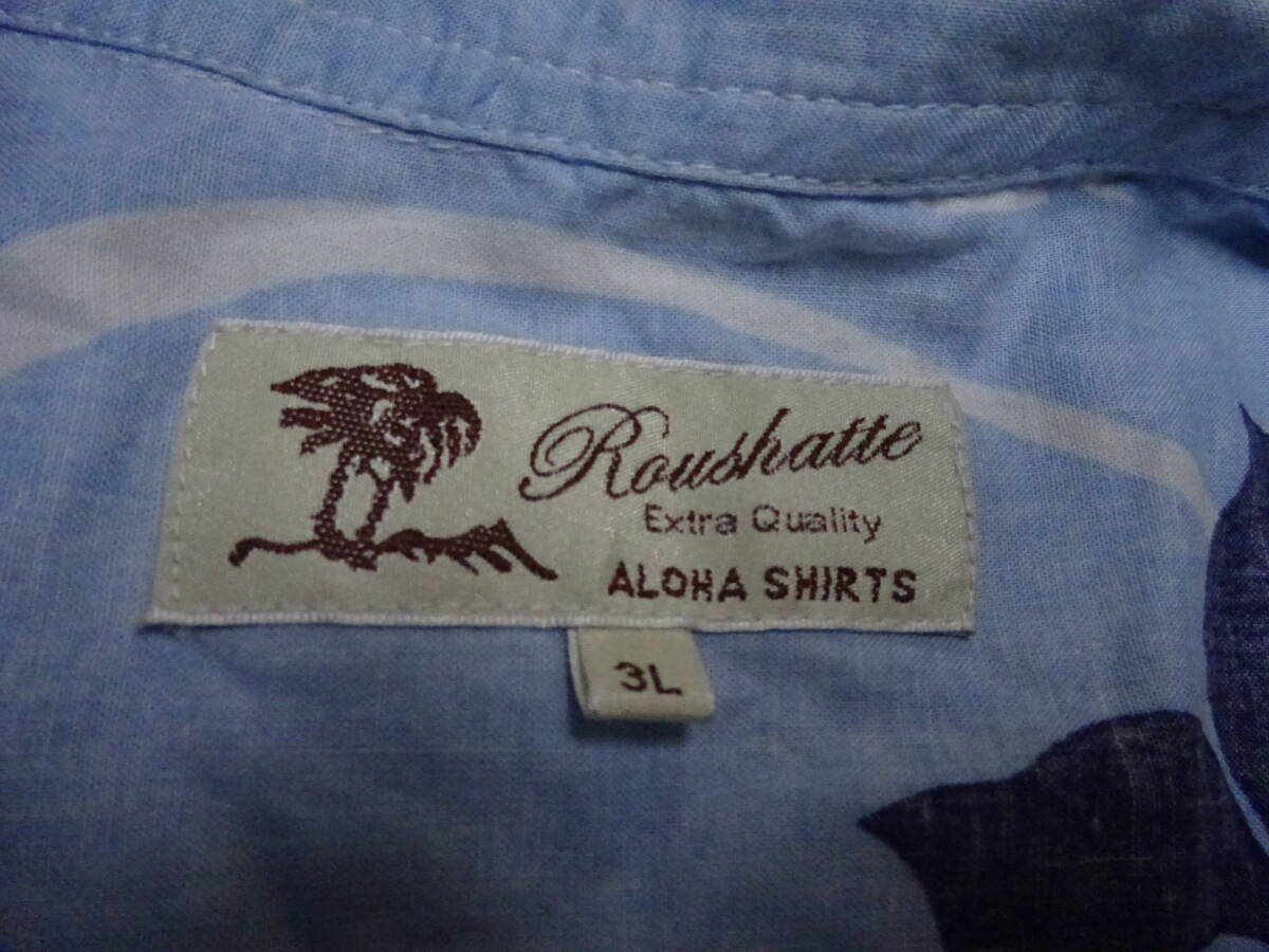 ■あ-153 ■Roushatte アロハシャツ 半袖シャツ サイズ3Lの画像2