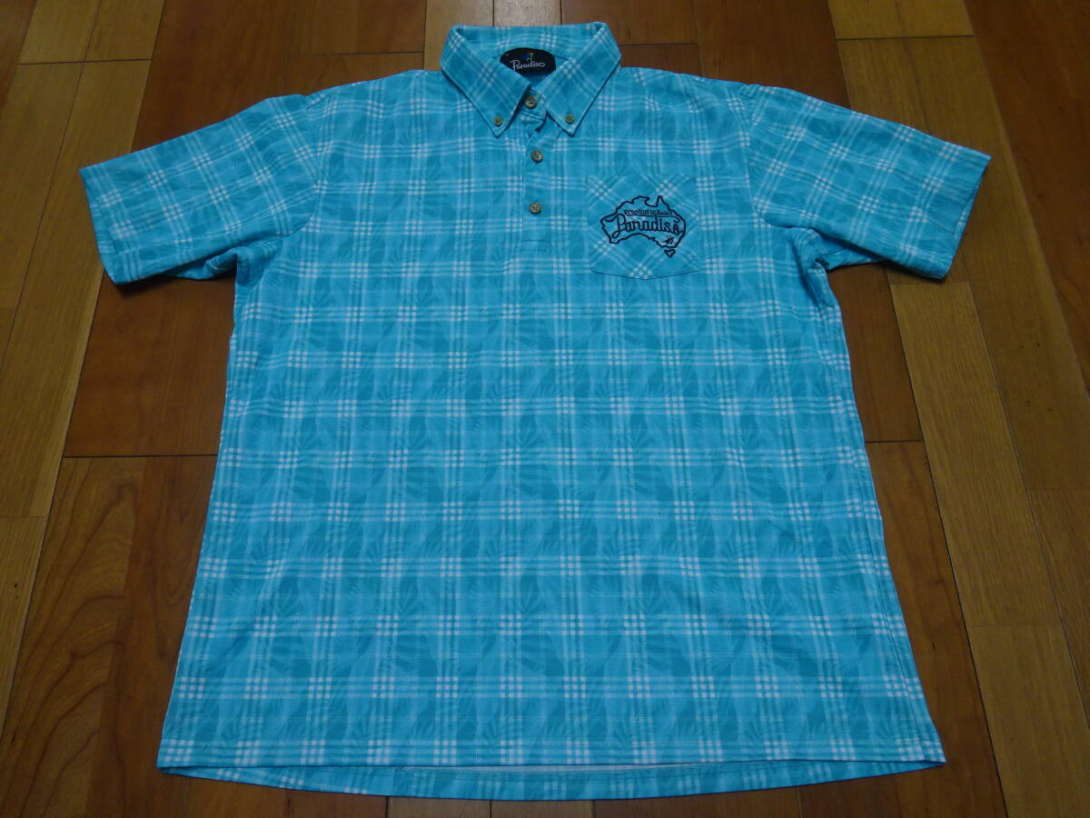 #.-284 #Paradiso рубашка-поло с коротким рукавом Golf размер LL
