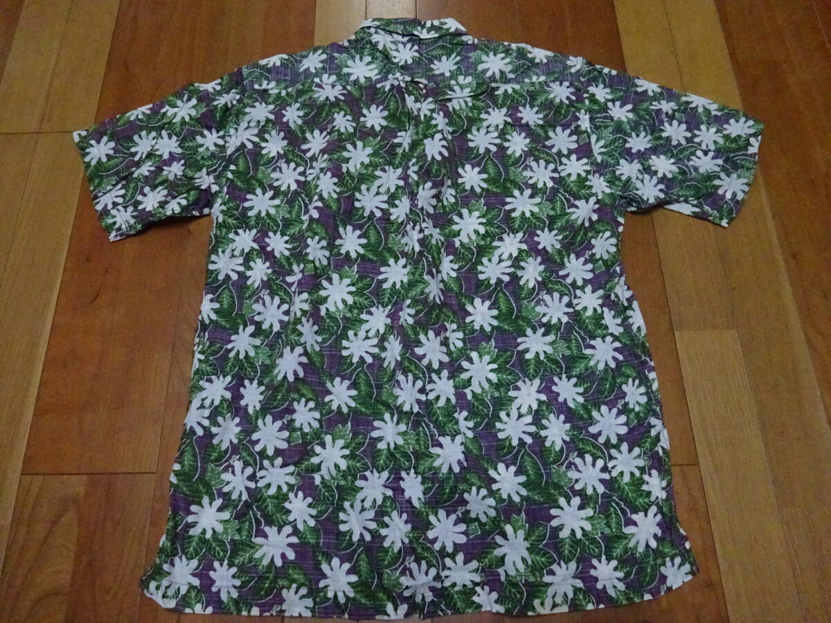 ■あ-409 ■FULL HOUSE　花柄半袖シャツ　コットンシャツ　綿　サイズLL_画像5