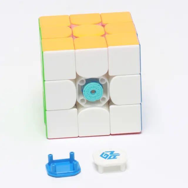 ルービックキューブGAN356M Eスピードキューブ立体パズル磁石搭載　ステッカーレス　知育玩具　_画像9