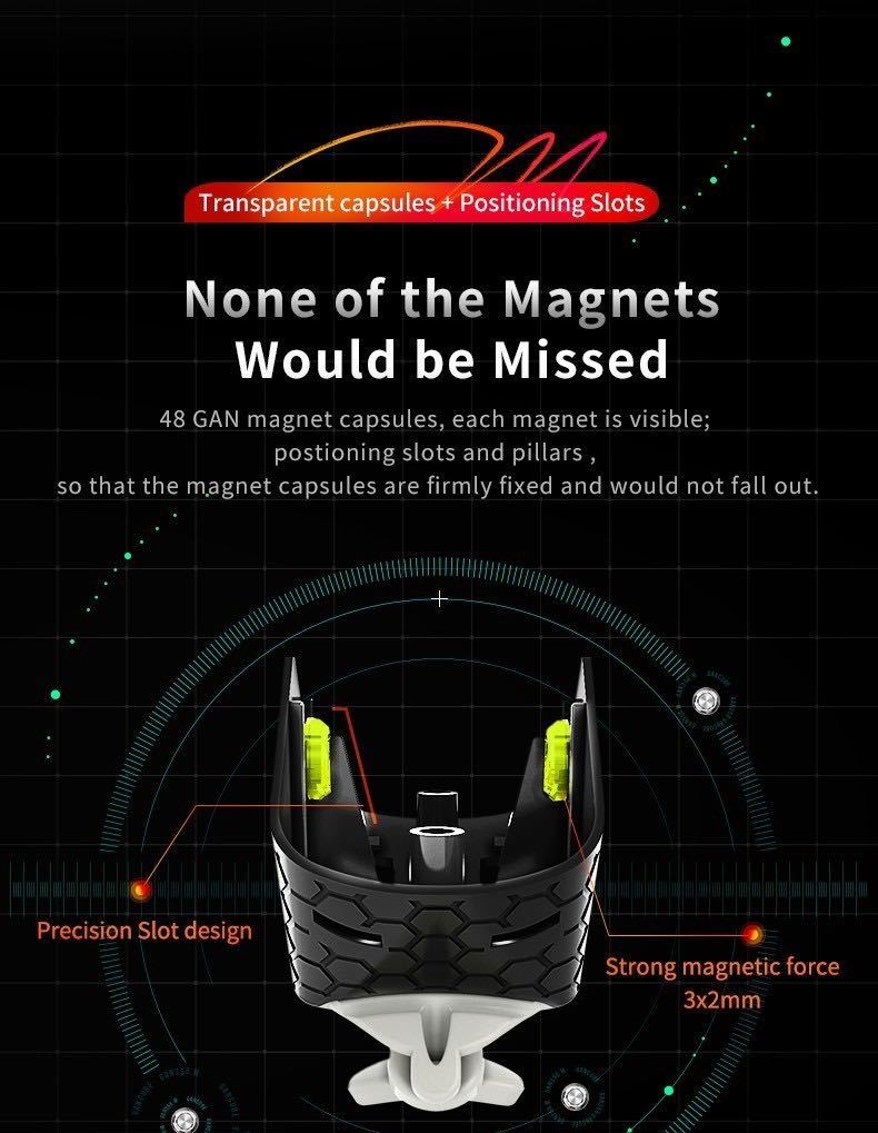 新品競技用GAN 356M liteステッカーレス　ルービックキューブ磁石搭載 スピードキューブ 脳トレ 知育玩具 3x3 立体パズル_画像6