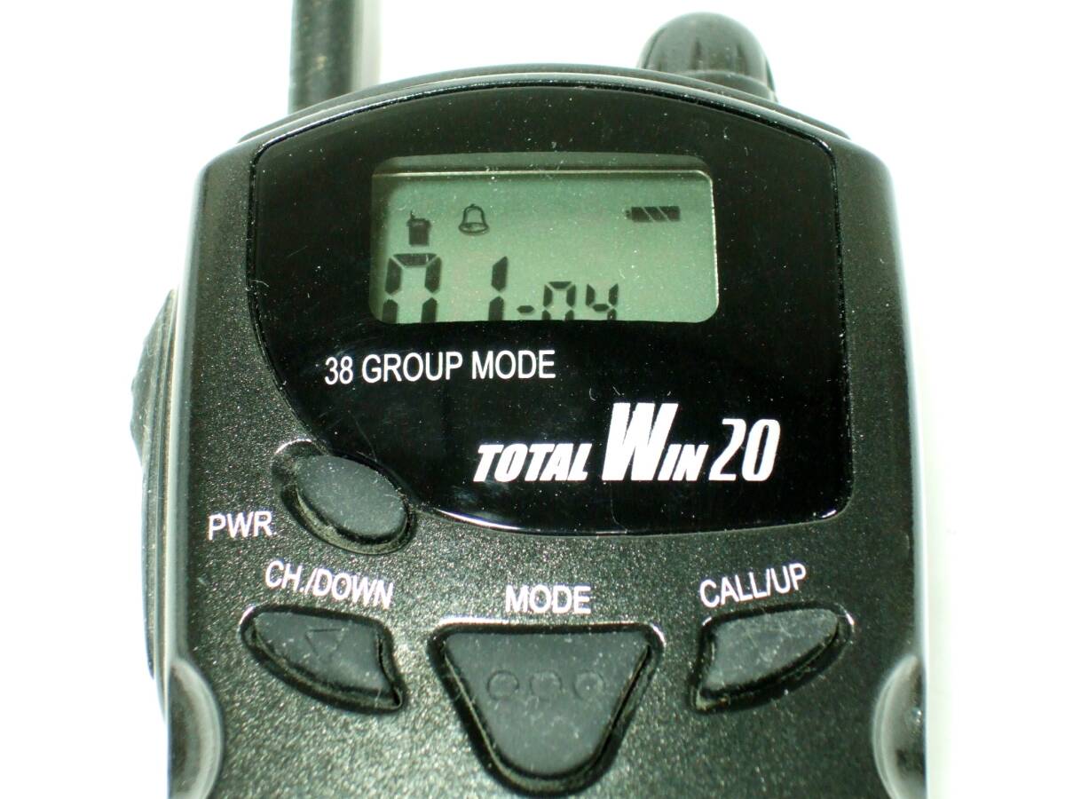 TOTALWIN 20 T-707 special small electric power transceiver used [ free shipping ]