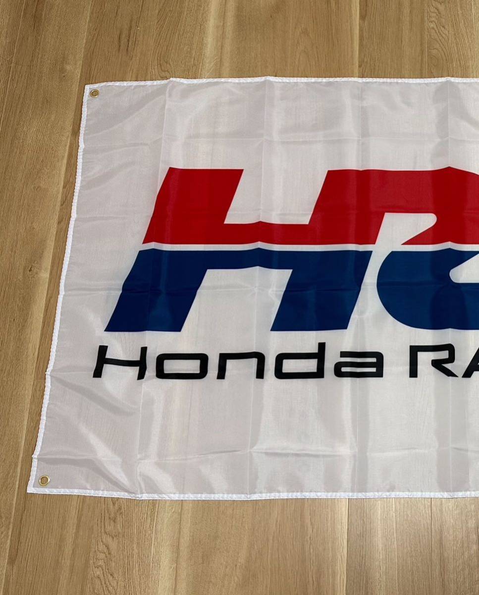 HRC ホンダ 特大フラッグ バナー 約150×90cm タペストリー 旗 ガレージ装飾 HONDA 旧車 USDM JDM REPSOL バイク CBR HRCの画像3