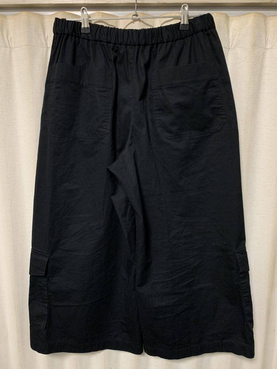 LAD MUSICIAN CROPPED WIDE CARGO PANTS размер 44 BLACK Lad Musician укороченные брюки широкий flair брюки-карго 