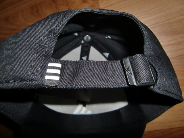 新品 アディダス 立体ロゴ刺繍 ツイルキャップ ブラック L 60～63 メンズ レディース コットンキャップ 帽子 野球帽 CAP 黒 フリーの画像4