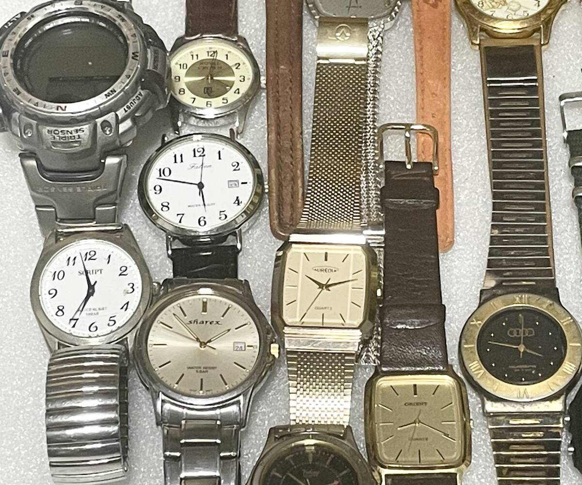 腕時計 35本セット ジャンクまとめ オメガ OMEGA ORIENT CASIO SEIKO CIMA ディズニー オリエント セイコー カシオ シチズンミッキーマウスの画像6