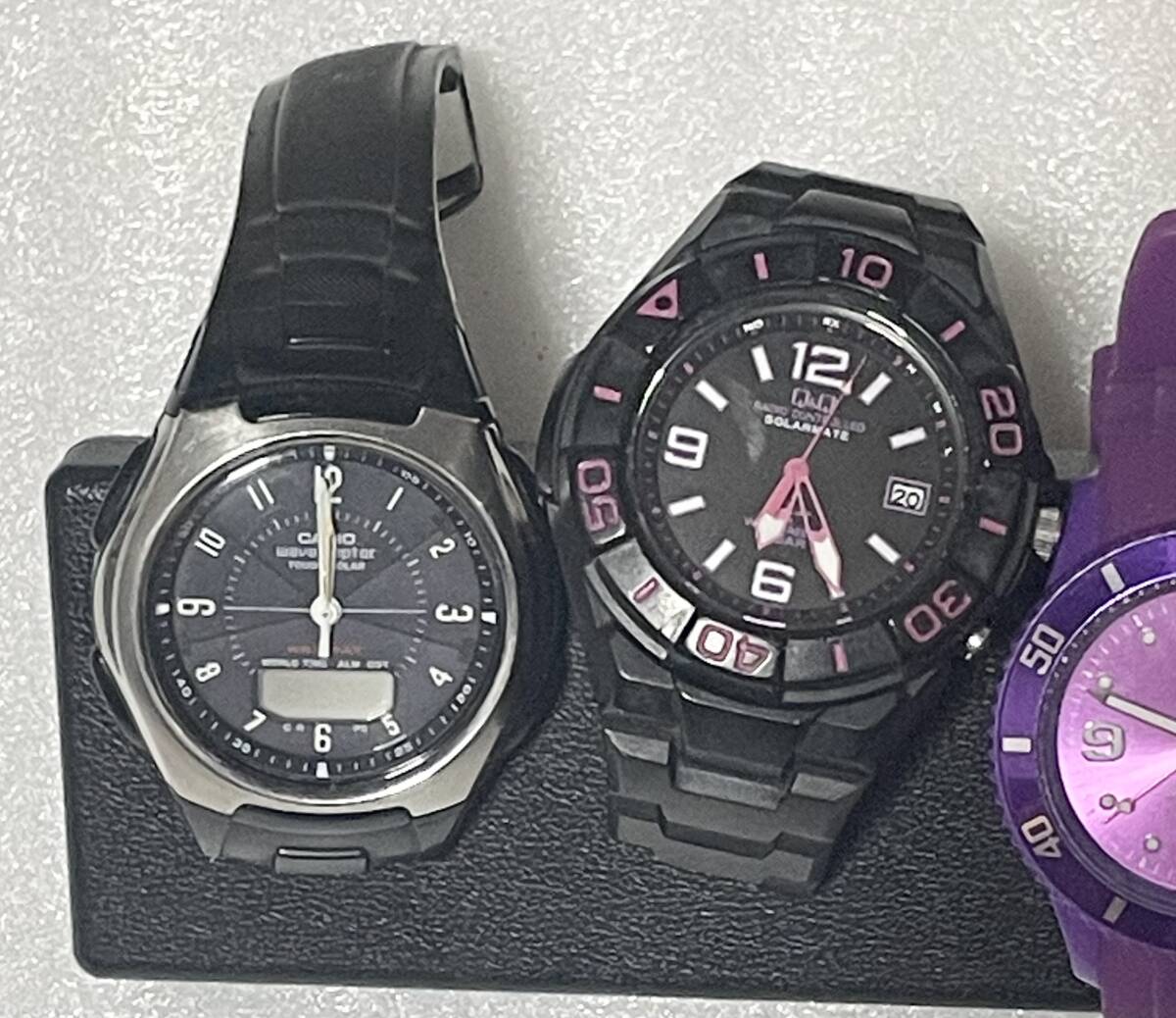 腕時計 スポーツウォッチx5 ジャンク まとめ Ice Watch アイスウォッチ CASIO カシオ Gショック Shock Wave ソーラー 検) SEIKO ORIENTの画像7