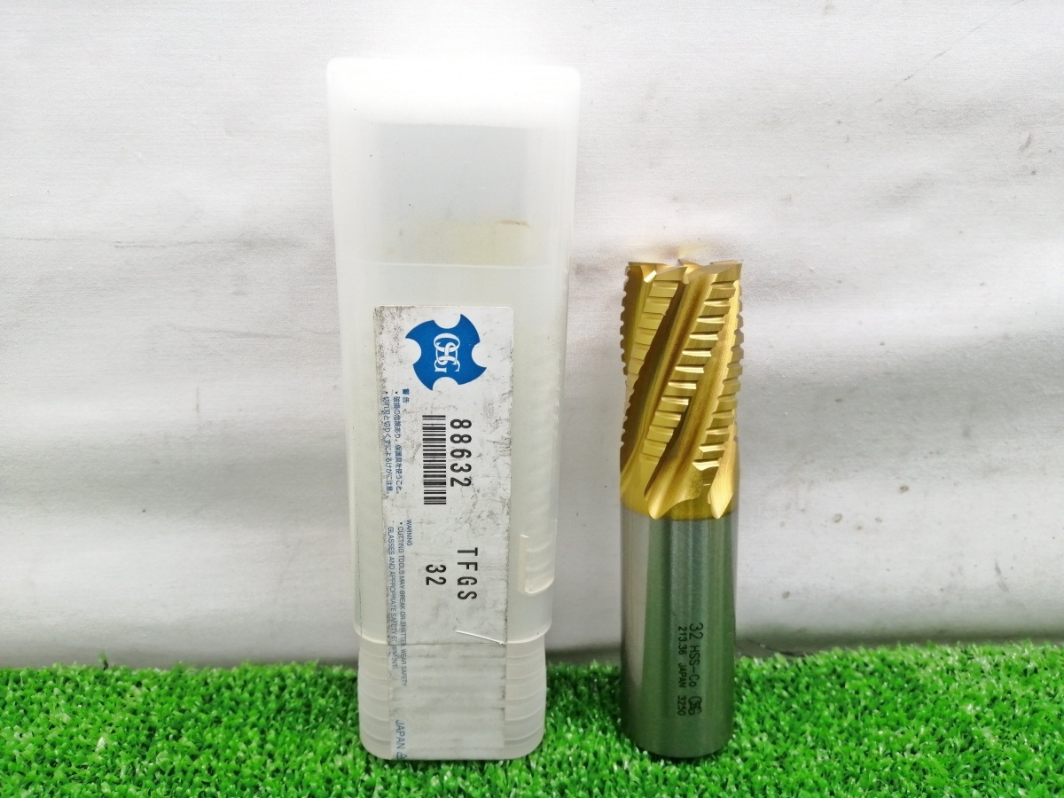 未開封 未使用品 OSG オーエスジー エンドミル 刃径32mm シャンク径32mm 88632 TFGS 32 ②