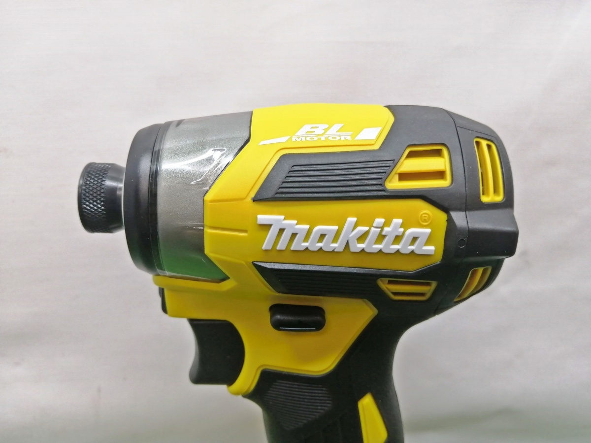 未使用品 makita マキタ 18V 充電式 インパクトドライバ 6.0Ahバッテリ×2付 フレッシュイエロー TD173DGXFY ⑤_画像5