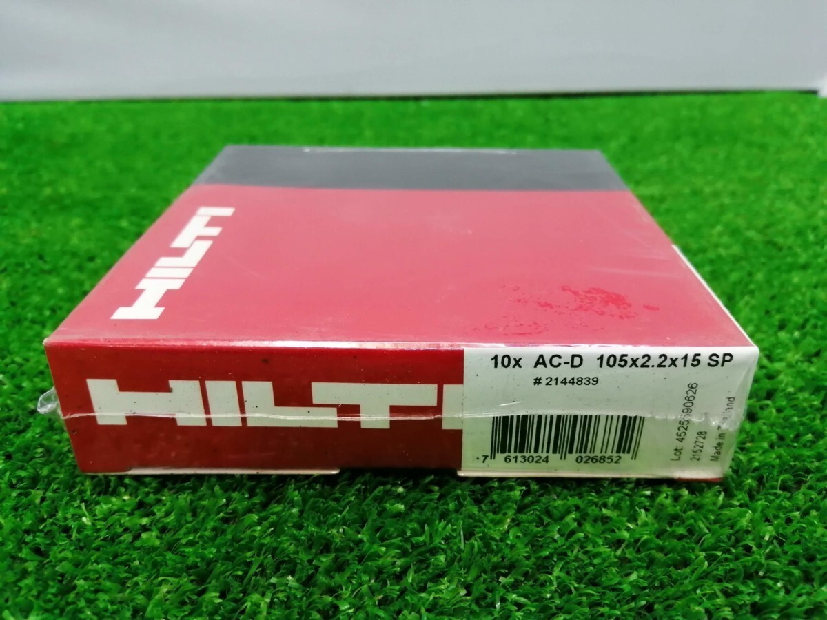 未開封 未使用品 HILTI ヒルティ カッティングディスク 直径105mm 内径15mm 10枚入り AS-D 105×2.2×15 SP ②_画像2