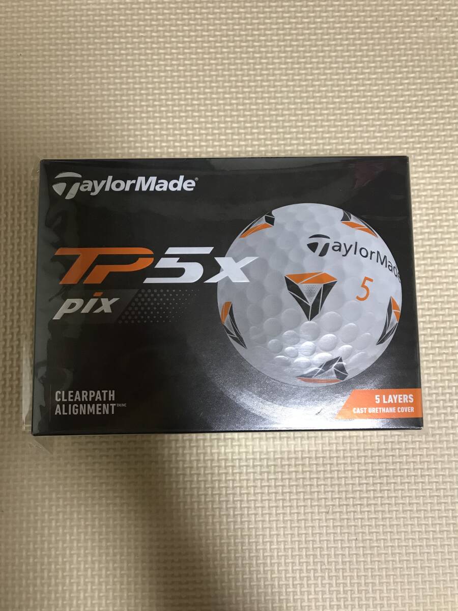 新品　TaylorMade（テーラーメイド） ゴルフボール TP5x pix '21 1ダース 12球入_画像1