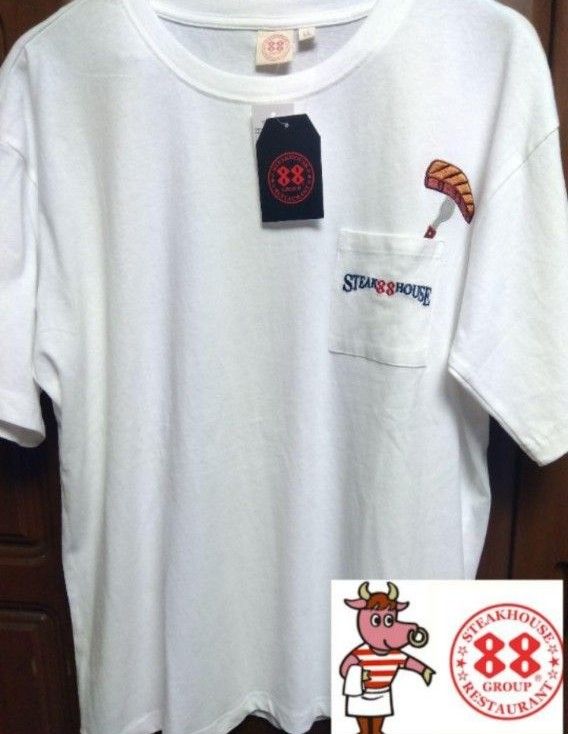 【新品タグ付き】ステーキハウス88 Tシャツ　沖縄Tシャツ ＸＬ 沖縄お土産