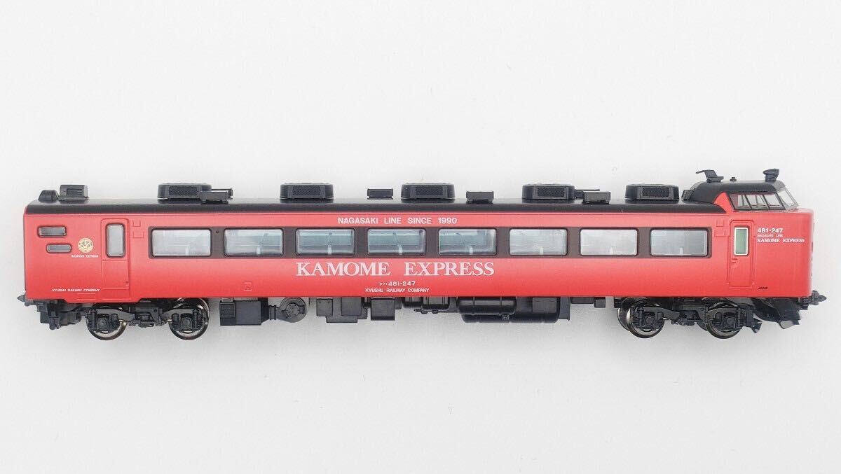 【バラ1両,HG】TOMIX 485系特急電車 クハ481-200 KAMOME EXPRESS ／JR九州 かもめ トミックス 92556の画像3