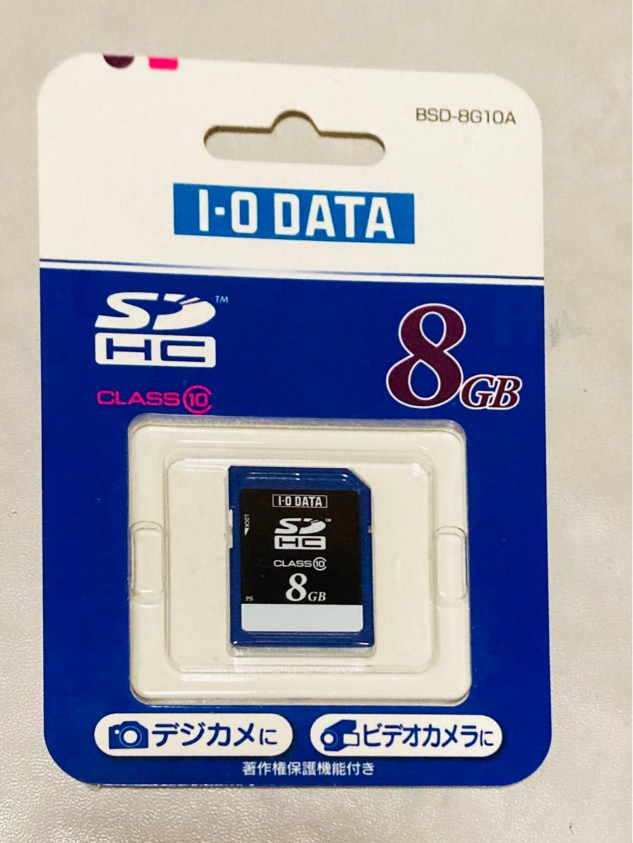 I データ SDHCメモリーカード 8GB Class10 BSD G10A