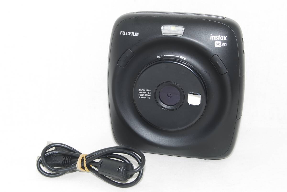 ★実用良品★FUJIFILM 富士フィルム SQ20 Instax Square マットブラック♪_画像1