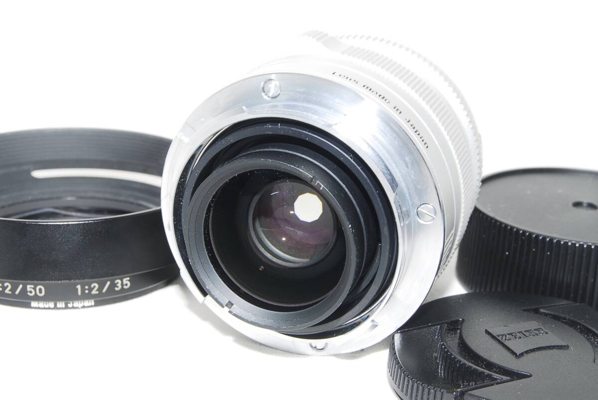 外観美品 Carl Zeiss Biogon ビオゴン T 35mm F2 ZM シルバー 外観美品 Carl Zeiss Biogon ビオゴン T 35mm F2 ZM シルバー