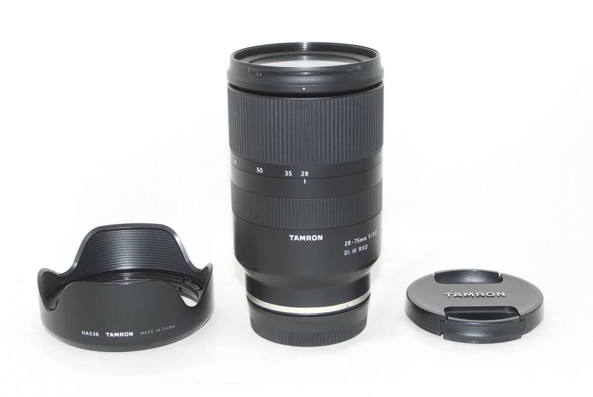 ★良品★TAMRON タムロン 28-75mm F/2.8 Di III RXD SONY ソニーEマウント フード付き♪の画像1