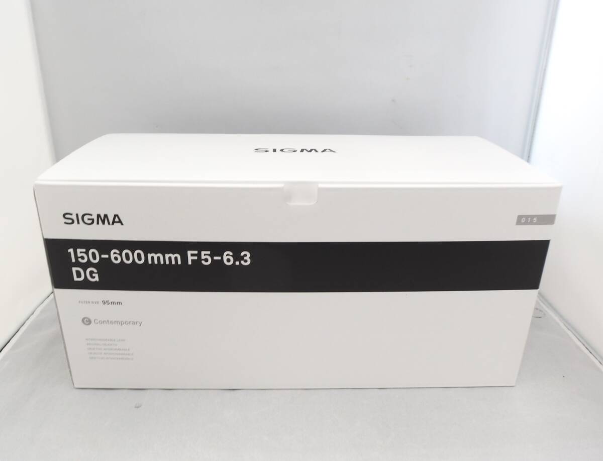 ★未使用/2024年3月末購入品★SIGMA シグマ 150-600mm F5-6.3 DG OS HSM Contemporary ニコンF用 高性能超望遠ズームレンズの画像1