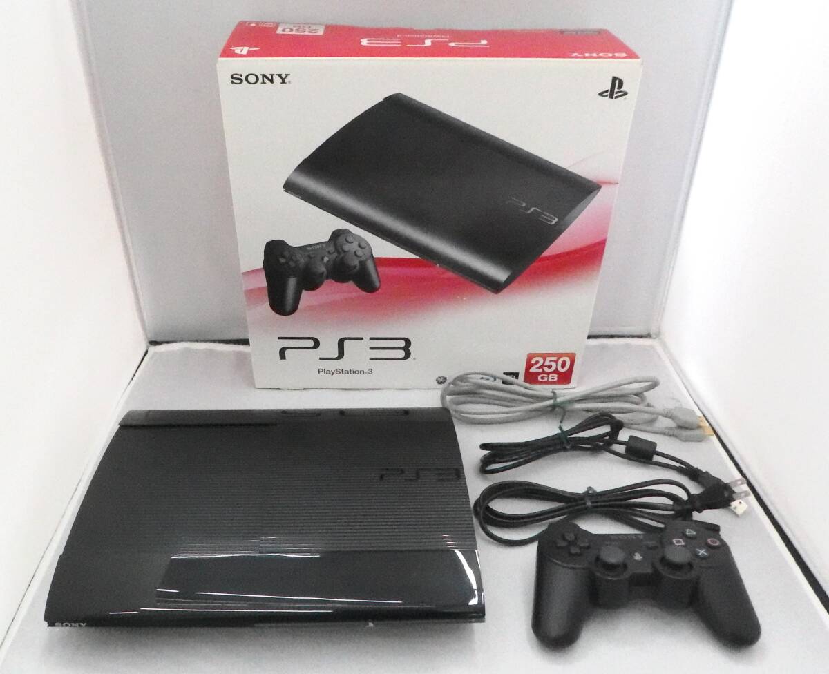 ★中古/動作確認済み★SONY PlayStation3 プレステ3 PS3 CECH-4200B 250GB チャコールブラック_画像1