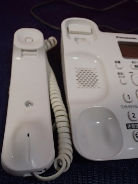 Panasonic デジタルコードレス電話機 VE-GD27-W パナソニック 子機付き 迷惑防止機能付きの画像7
