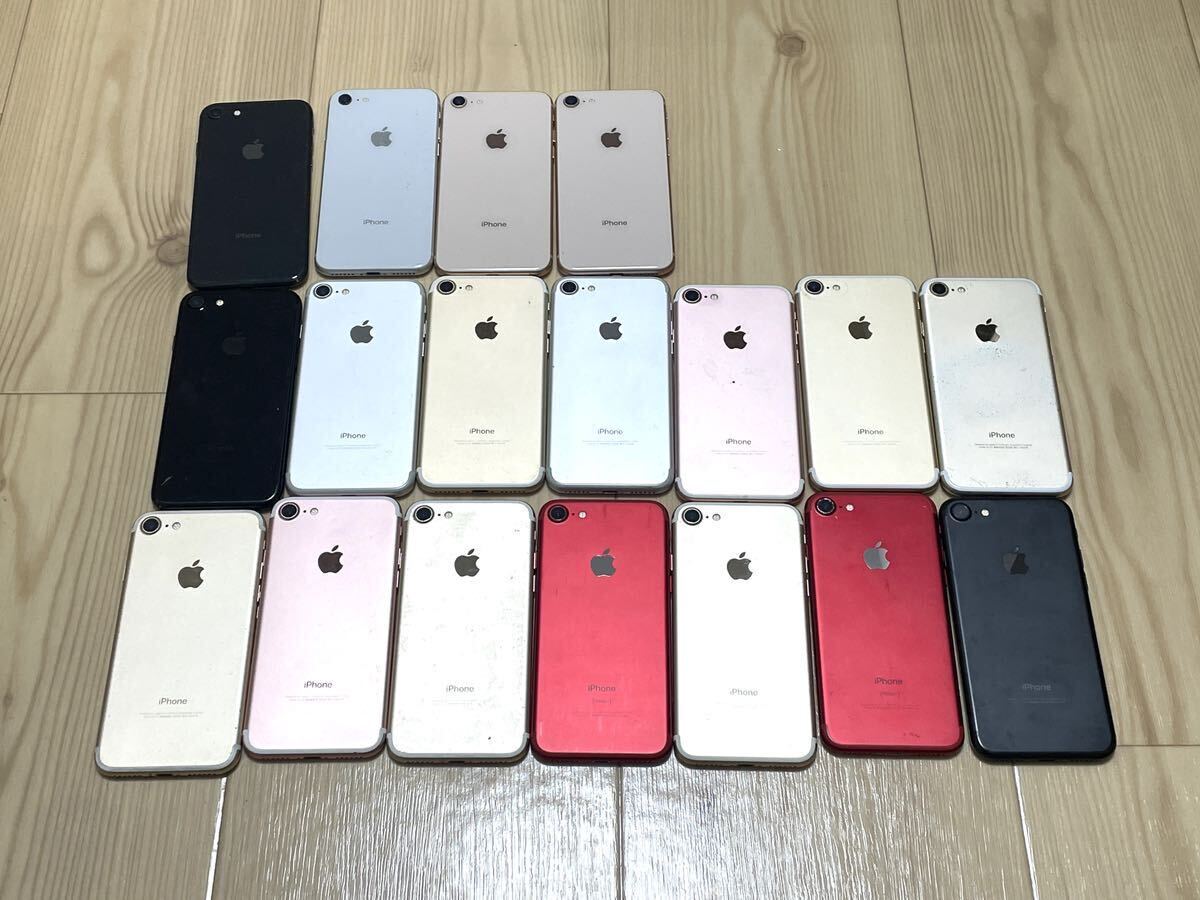iPhoneジャンクまとめ18台 iphone7 iphone8の画像2