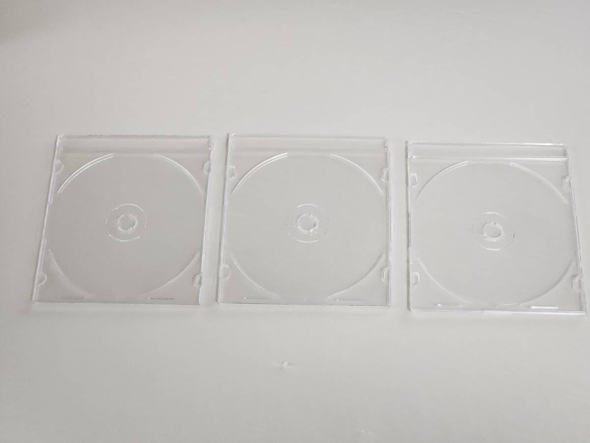 ★ 即決 中古 美品 ★ CD/DVD プラケース 中古品272枚 透明 スリム(5mm)タイプの画像3