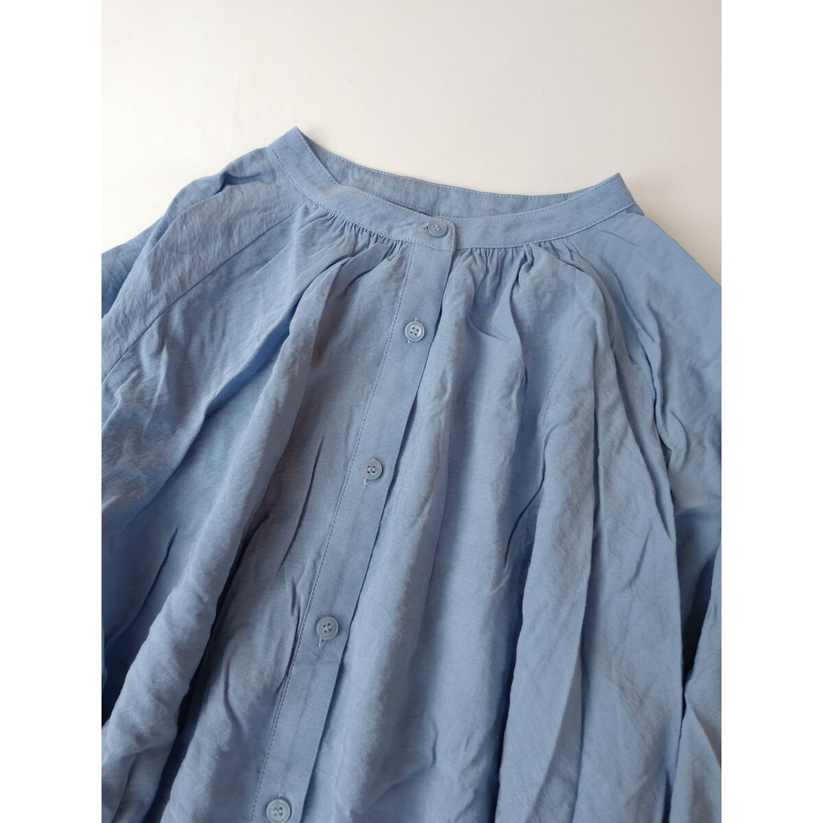  Lowrys Farm [ когда . тоже чистый ... трещина хочет ] талия лента есть частота цвет рубашка с длинным рукавом блуза бледно-голубой голубой (15S+8790)