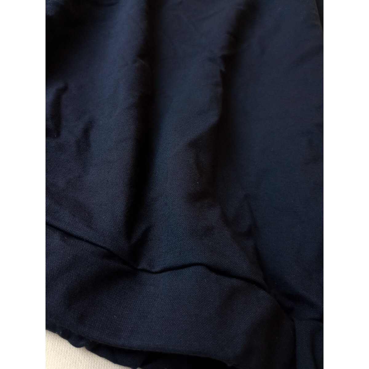 antilia アンティリア「ワードローブにわたしを新発見。」半袖 裾ゴム ブラウス プルオーバー ネイビー (54K+8393)の画像3