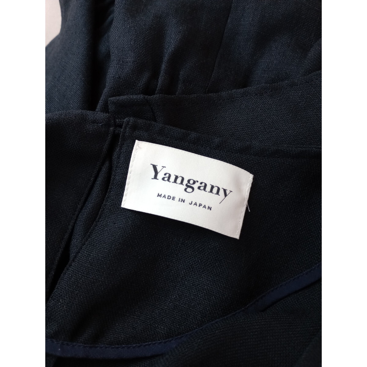 yangany ヤンガニー「頑張りすぎない、でも手抜きに見えない」ドロスト ペプラム プルオーバー 半袖 ブラウス 日本製 38 (66S+0594)の画像5