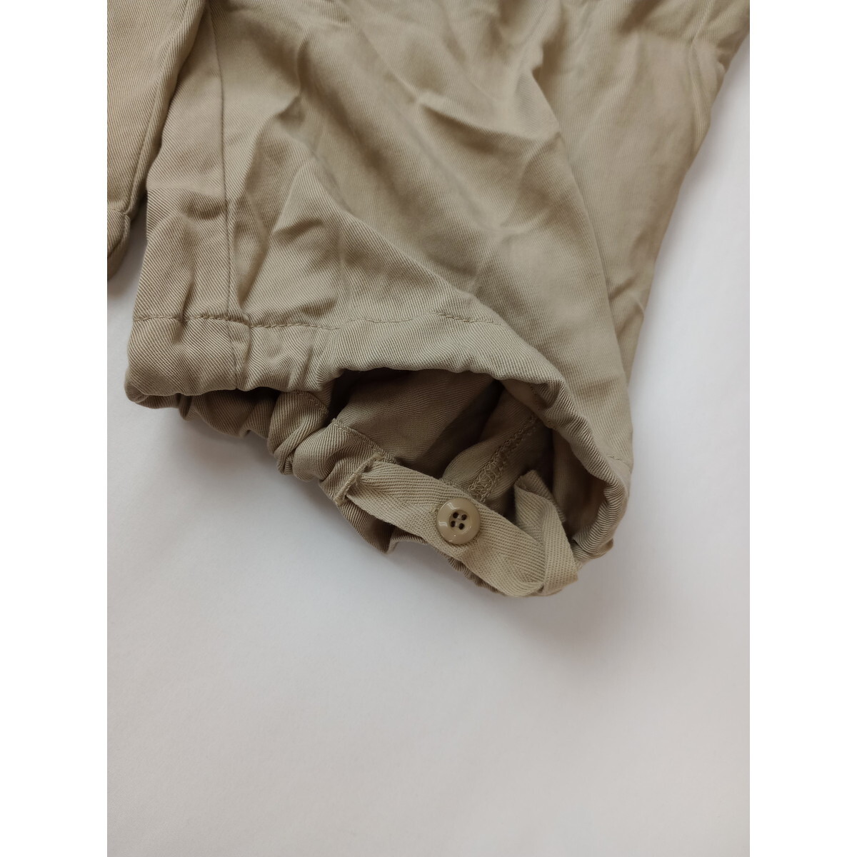 SCOTCLUB Scott Club [ now day is . cheek . cotton plant .. super .. color . feeling . cheap ..] overall pants light beige 9 number M (52K+0855)
