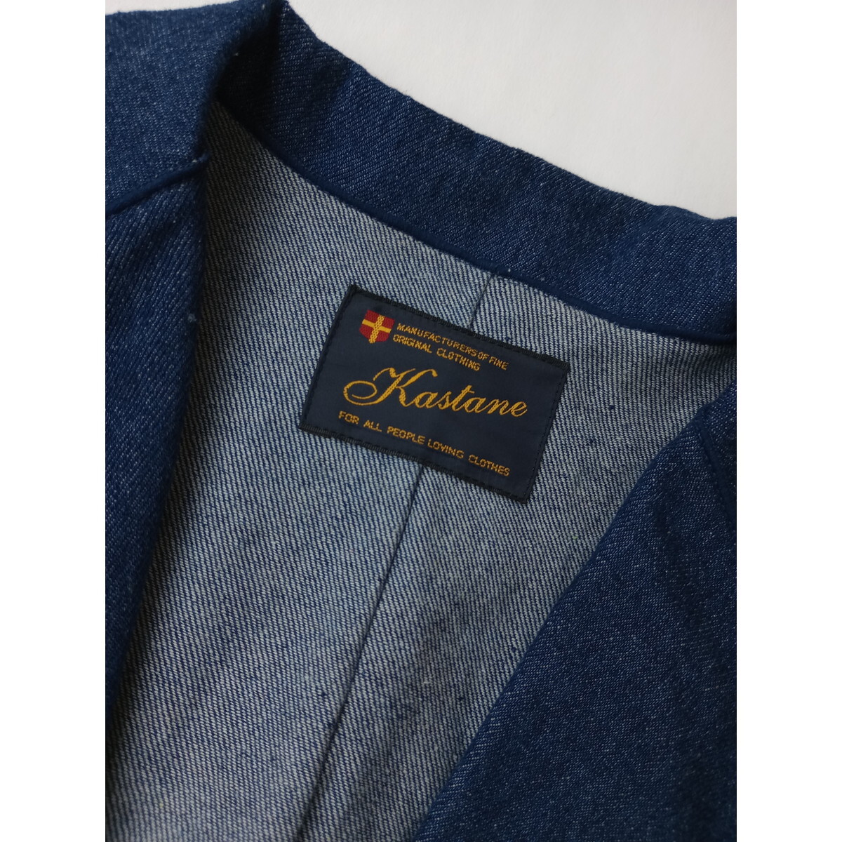 Kastane カスタネ「適度なゆるさとおしゃれ感。」オーバーサイズ ビックシルエット デニム ジャケット 羽織り (49K+0618)の画像5