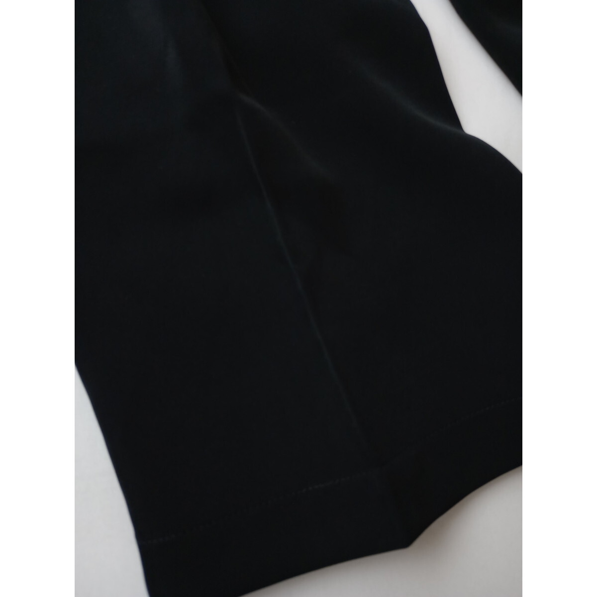 グリーンレーベルリラクシング ユナイテッドアローズ「気づくと選んでる、これ一番の味方服」センタープレス パンツ XS ブラック(18S+0933)の画像3