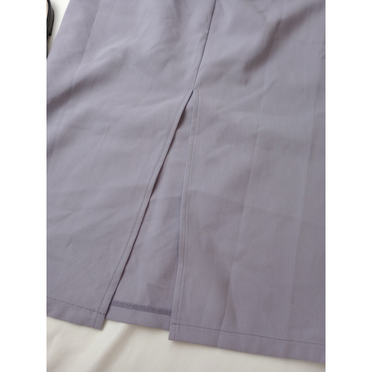 アーバンリサーチ URBAN RESEARCH「”わたしらしく”をあたらしく♪」ウエストマーク きれい色 ロング タイトスカート パープル (21K+0351)の画像5