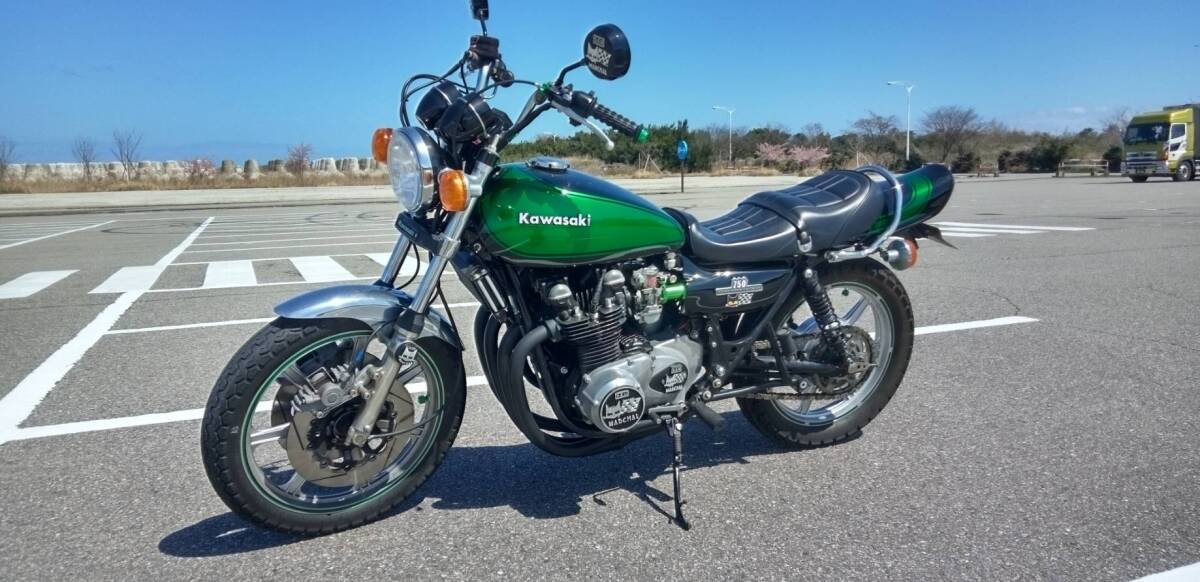 売切出品 カワサキ Z750RS Z2 ZⅡ Kawasaki 初年度登録 昭和50年 オーバーホール済み 絶好調 カスタム&新品パーツ多数 他別売パーツありの画像1