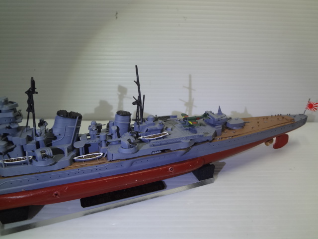 [ animation equipped ]RC. modified 1|500 Japan navy -ply ..... mechanism Propo etc. attaching full set 