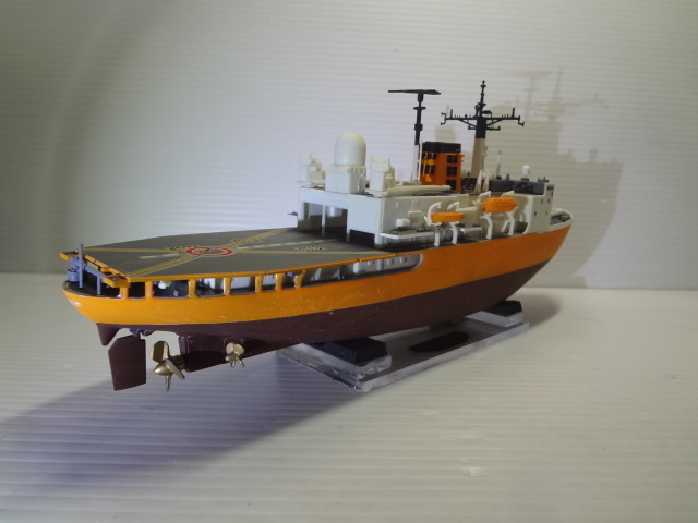 １／４５０ 南極観測船 しらせ（ＳＨＩＲＡＳＥ） 完成品_画像7