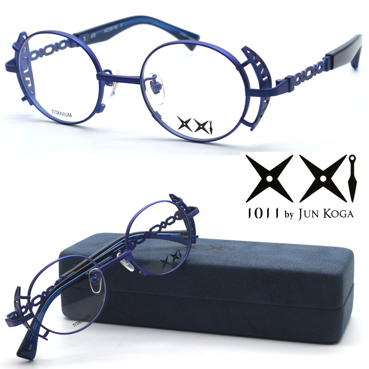 新品・日本製★【1011 by JunKoga】旧レスザンヒューマン 遠雷 col.瑠璃 2024年NEWMODEL★正規品★lessthamhuman/1011/送料無料