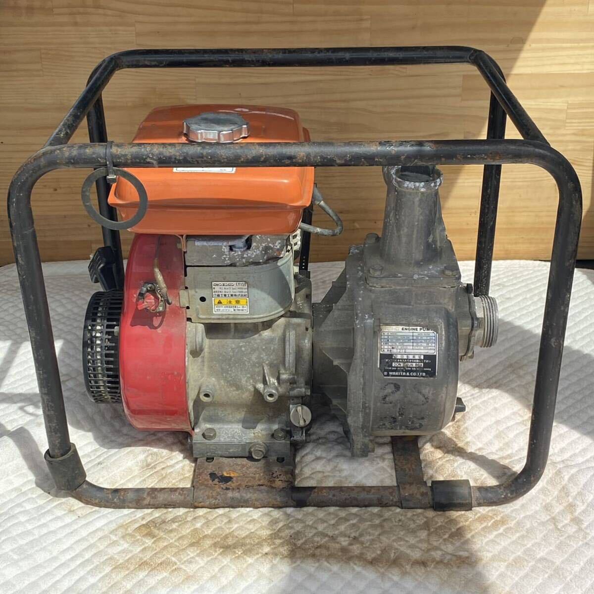  operation verification ending engine pump Robin engine Robin EY15D EY-15D WAKITA MPK-503A armpit ta drainage . water water sprinkling agricultural machinery gasoline engine 