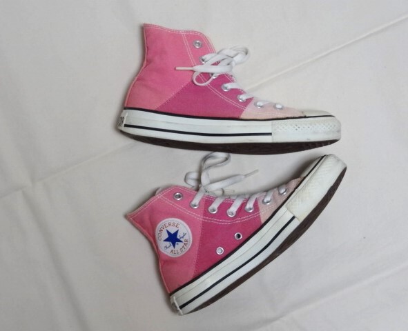 ★コンバース オールスター CONVERSE ALL STAR ハイカットスニーカー ツートン ピンク 23.5㎝★_画像6